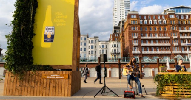 Corona's Surprise Billboard Is Naturally Powered by the Sun