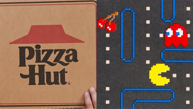 Pizza Hut Packs &lsquo;Pac-Man&rsquo; Arcade Machine Into A Box With Playable Packaging - DesignTAXI.com
