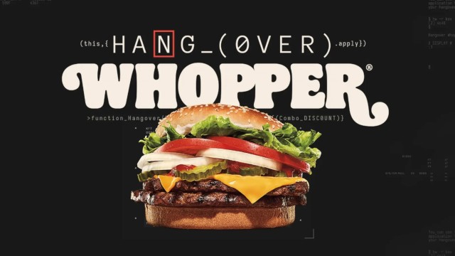 Hangover Whopper - Burger King's Hilarious campaign