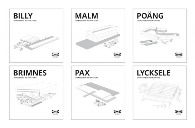 IKEA Releases &lsquo;Disassembly Instructions&rsquo; To Prolong Use Of Your Furniture - DesignTAXI.com