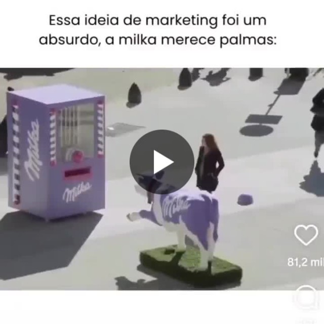 Ativação da marca Milka em Espanha